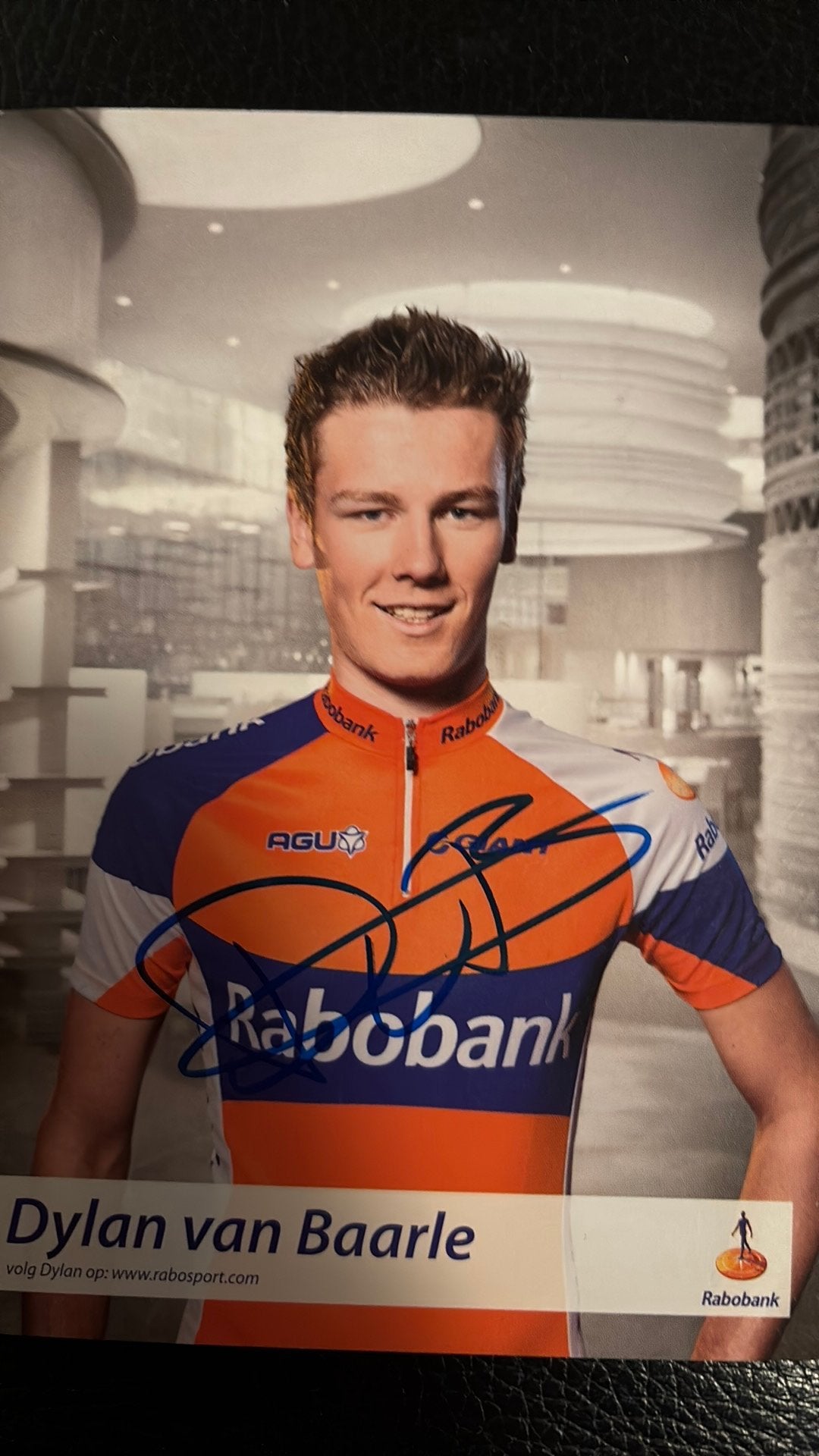 Wielrennen DYLAN van BAARLE met ECHTE HANDTEKENING, Verzamelen, Ophalen of Verzenden, Zo goed als nieuw, Overige sporten, Spelerskaart
