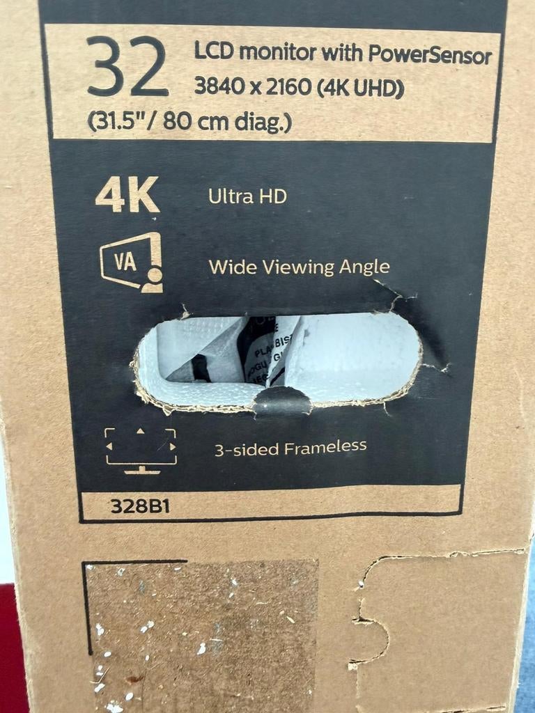 Philips 328B1 32 inch 4K UHD Monitor met PowerSensor, Computers en Software, Monitoren, Ophalen of Verzenden, Apex Electronics