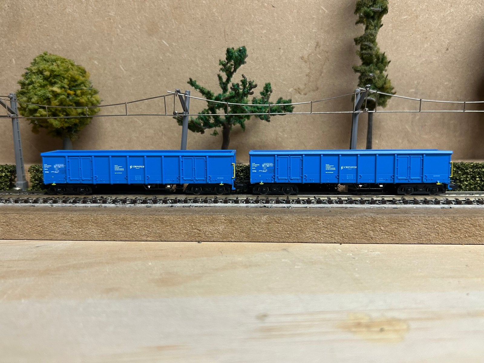 Hobbytrain H23419 Eanos Cronifer Ep. V - 2 wagons, Hobby en Vrije tijd, Modeltreinen | N-Spoor, Overige merken, Gelijkstroom, Wagon
