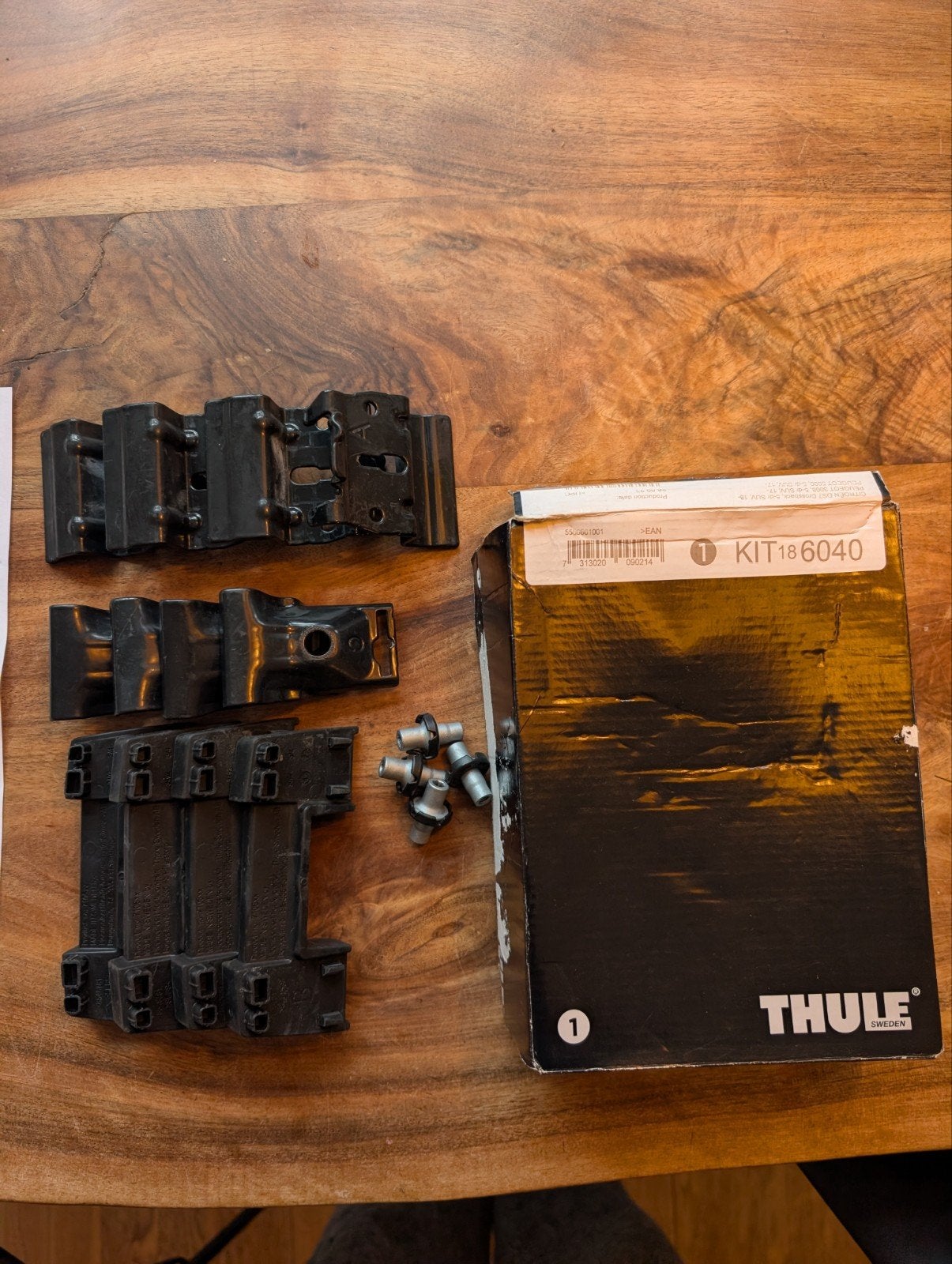 Thule Kit 186040 voor monteren dakdragers Citroën/Peugeot, Ophalen of Verzenden, Gebruikt