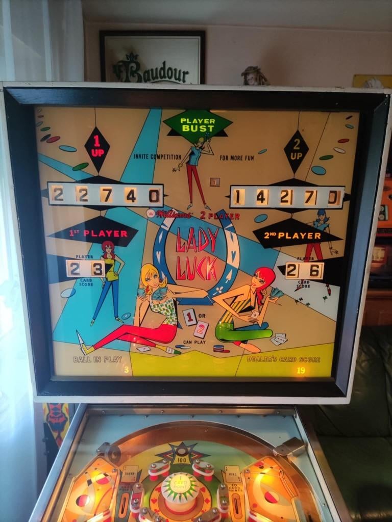 flipperkast, Ophalen, Gebruikt, Mechanisch, Bally