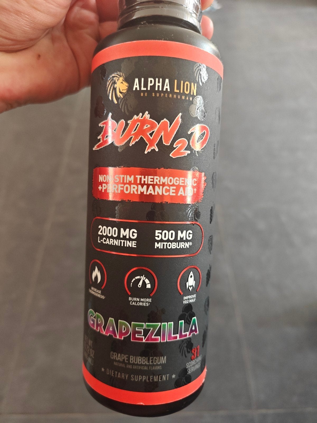 Alpha Lion Burn 2.0 Grape Bubblegum - Fatburner, Ophalen of Verzenden, Nieuw, Poeder of Drank