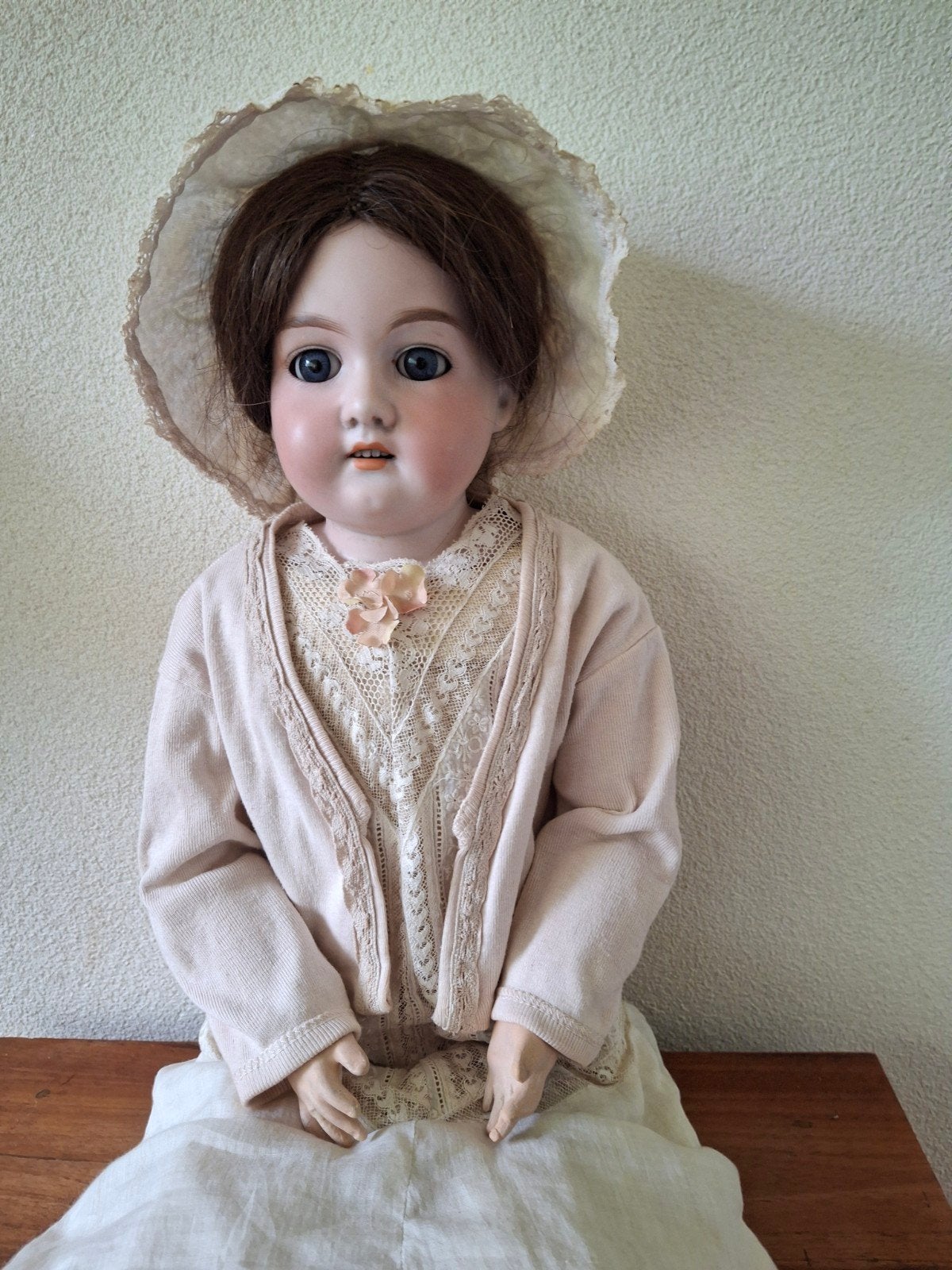 Antieke pop 55 cm, Ophalen of Verzenden