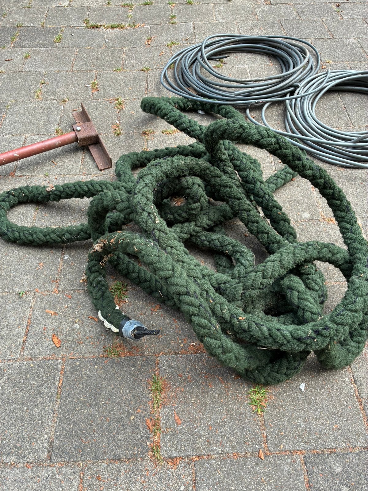 Sloep Boot touw , 6 cm dik, Ophalen, Zo goed als nieuw, Ankeren en Afmeren, Zeilboot of Motorboot