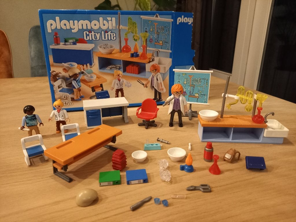 Playmobil Scheikundelokaal 9456, Ophalen of Verzenden, Gebruikt