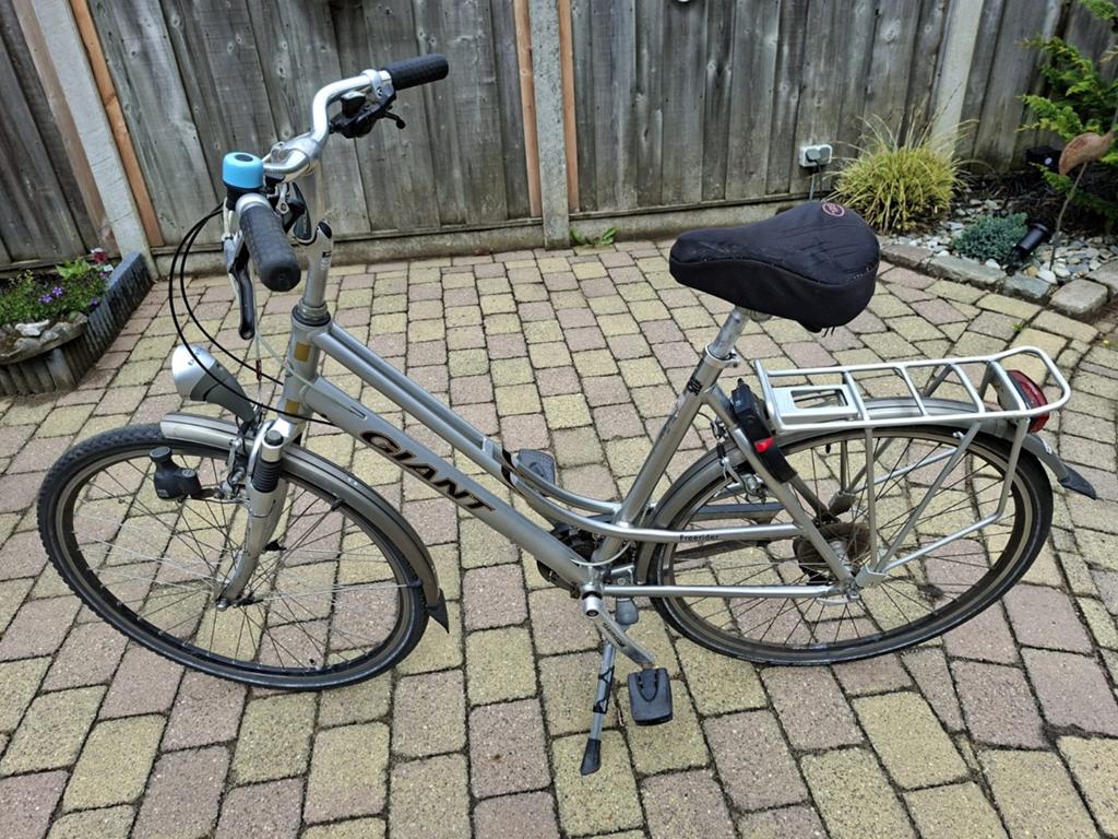 Giant Freerider 28 inch damesfiets, 3x8 versnellingen, 55cm, Ophalen, Versnellingen, Giant, 53 tot 56 cm