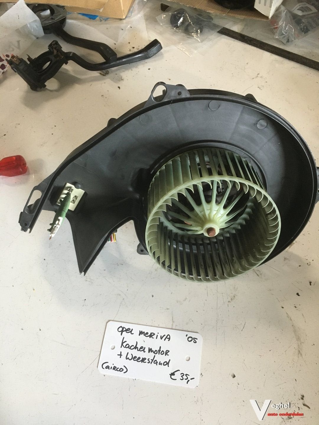 Opel Meriva 1.6 16v 2004  Kachelmotor met kachelweerstand, Auto-onderdelen, Gebruikt, -, -, Ophalen of Verzenden