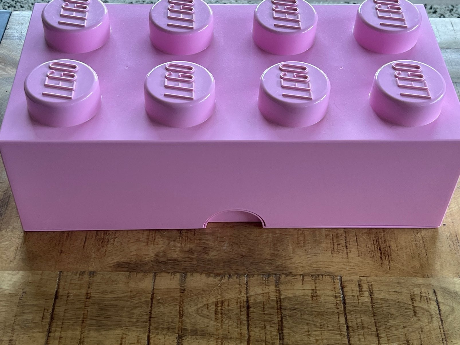 LEGO Opbergbox Brick 8 in de kleur lichtroze, Ophalen of Verzenden, Zo goed als nieuw