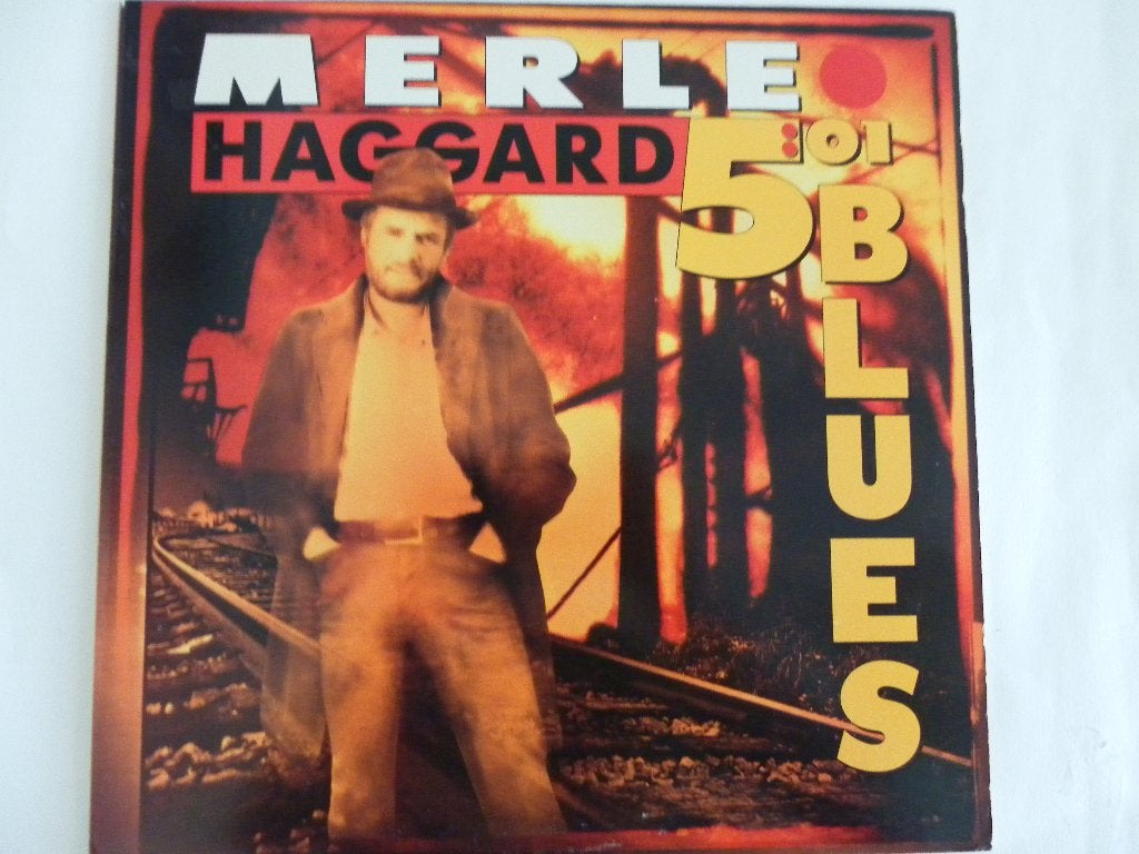 LP Merle Haggard - 5:01 Blues, Gebruikt, Originele persing, 1980 - 1989, Ophalen of Verzenden