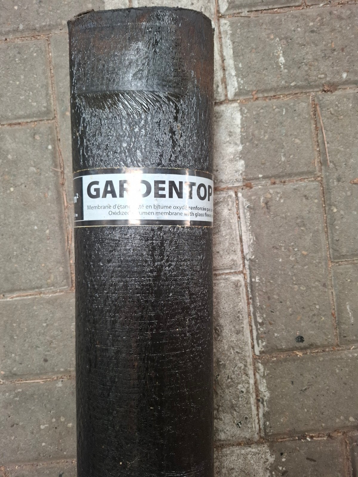 GARDENTOP Dakleer / glasvlies, Ophalen, Overige materialen, Zwart, Nieuw