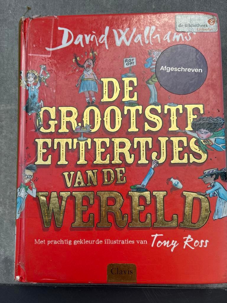 De Grootste Etterjes van de Wereld - David Walliams, Boeken, Kinderboeken | Jeugd | 10 tot 12 jaar, Ophalen of Verzenden, Zo goed als nieuw