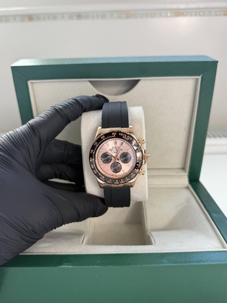 Rolex Daytona 40MM oysterflex, Sieraden, Tassen en Uiterlijk, Horloges | Dames, Staal, Rolex, Polshorloge, Nieuw