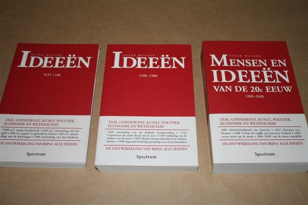 Ìdeeën / Mensen en ideeën - Peter Watson - 3 delen !!, Ophalen of Verzenden, Zo goed als nieuw, Europa