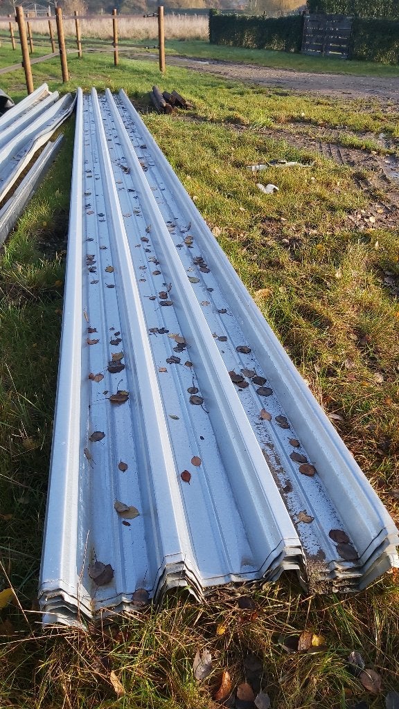 Warmdakplaat 106R 1 mm verzinkt, Ophalen, Nieuw, 5 tot 10 m², Golfplaat