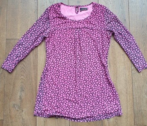 Roze met Zwarte Tuniek Norah (40), Maat 38/40 (M), Ophalen of Verzenden, Norah, Roze