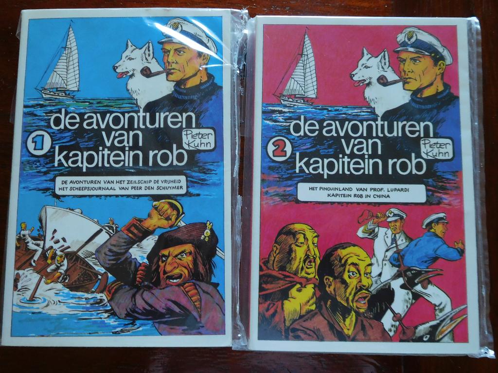Kapitein Rob 2 in 1 verhalen compleet., Complete serie of reeks, Nieuw, Ophalen of Verzenden, Pieter Kuhn