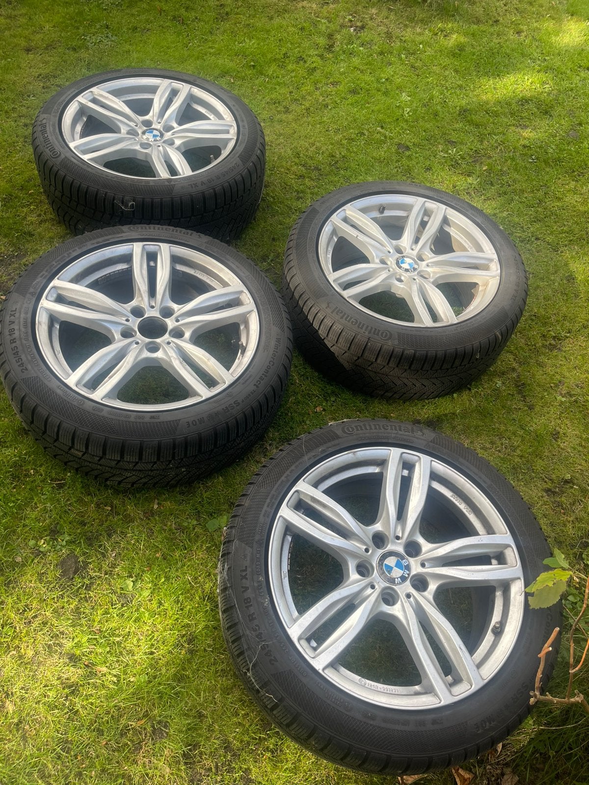 Bmw f10 F11winterbanden set 245 45 18, 17 inch, Band(en), 225 mm, Winterbanden