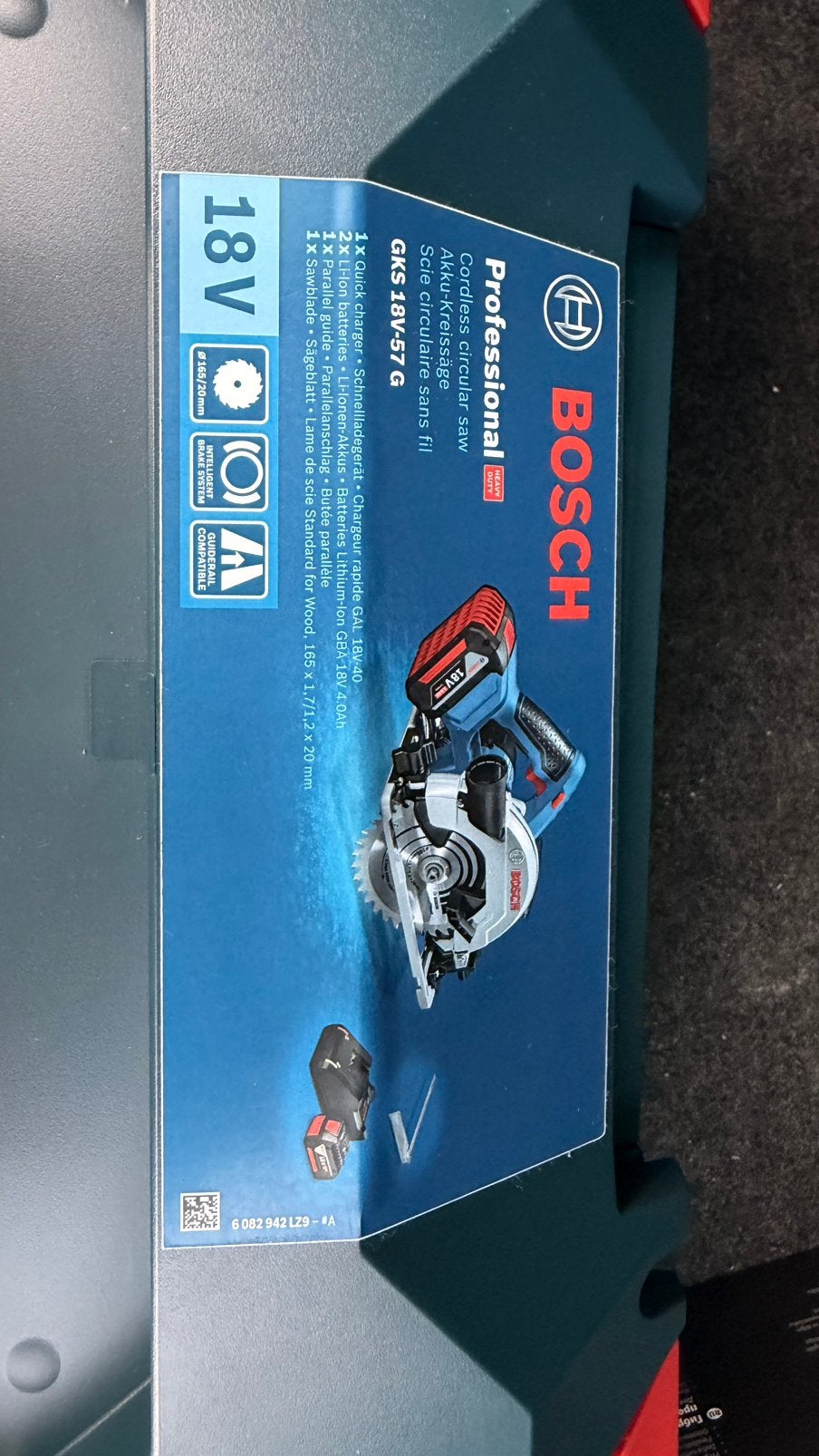 Bosch gks18v-57G Cirkelzaag, Ophalen, Nieuw