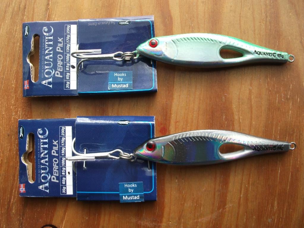 85 grams Aquantic roofvis pilkers / kunstaas pilkers, Ophalen of Verzenden, Nieuw, Overige typen