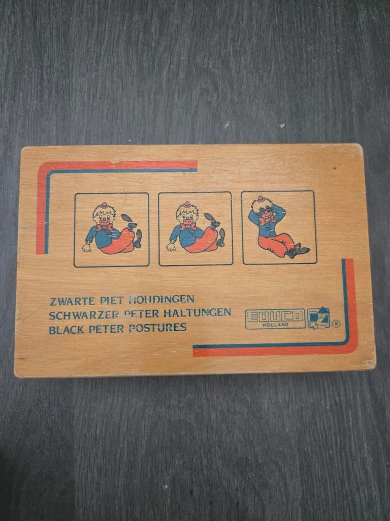 Vintage Educo Zwarte Piet Houdingen Spel, Verzamelen, Ophalen of Verzenden, Gebruikt
