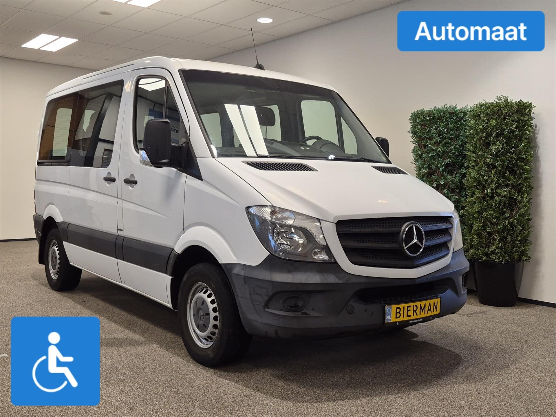 Mercedes Sprinter L1H1 Rolstoelbus Automaat - Zelfrijder, Automaat, 12 maanden, Stof, Gebruikt