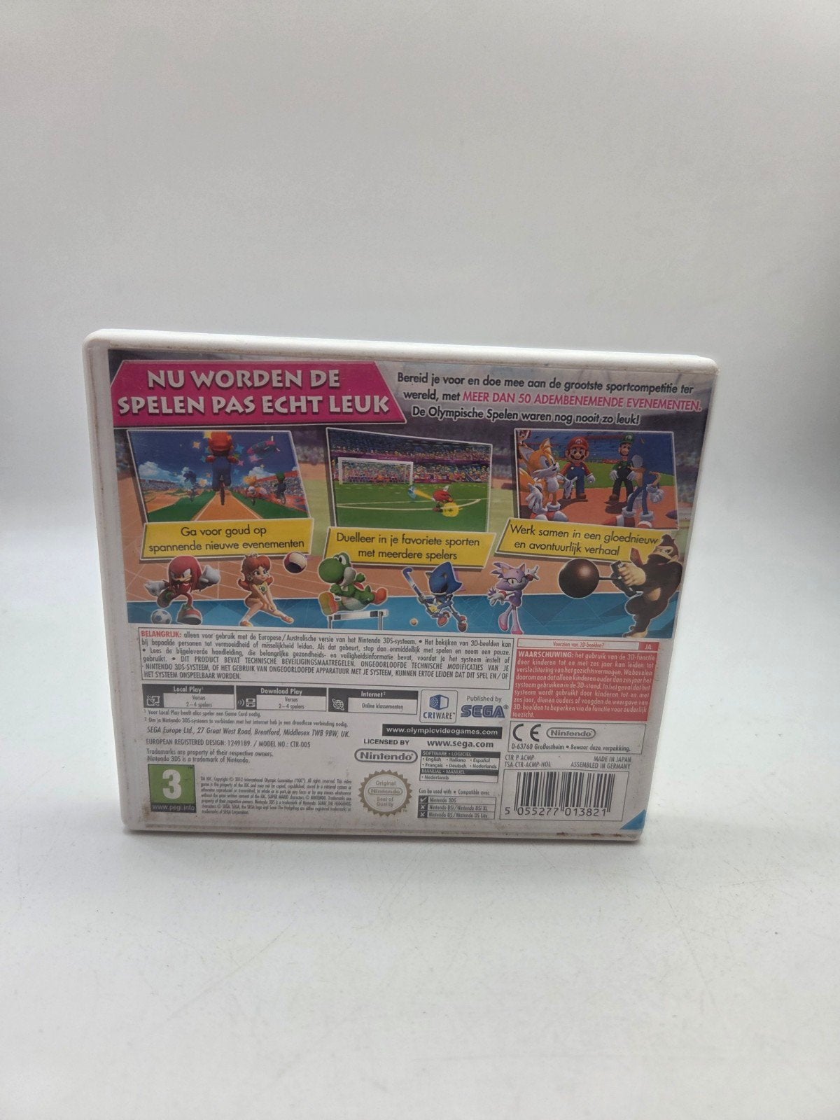 Mario & Sonic op de Olympische Spelen: Londen 2012 (3DS), Spelcomputers en Games, Nintendo, 1 speler, Zo goed als nieuw, Vanaf 3 jaar
