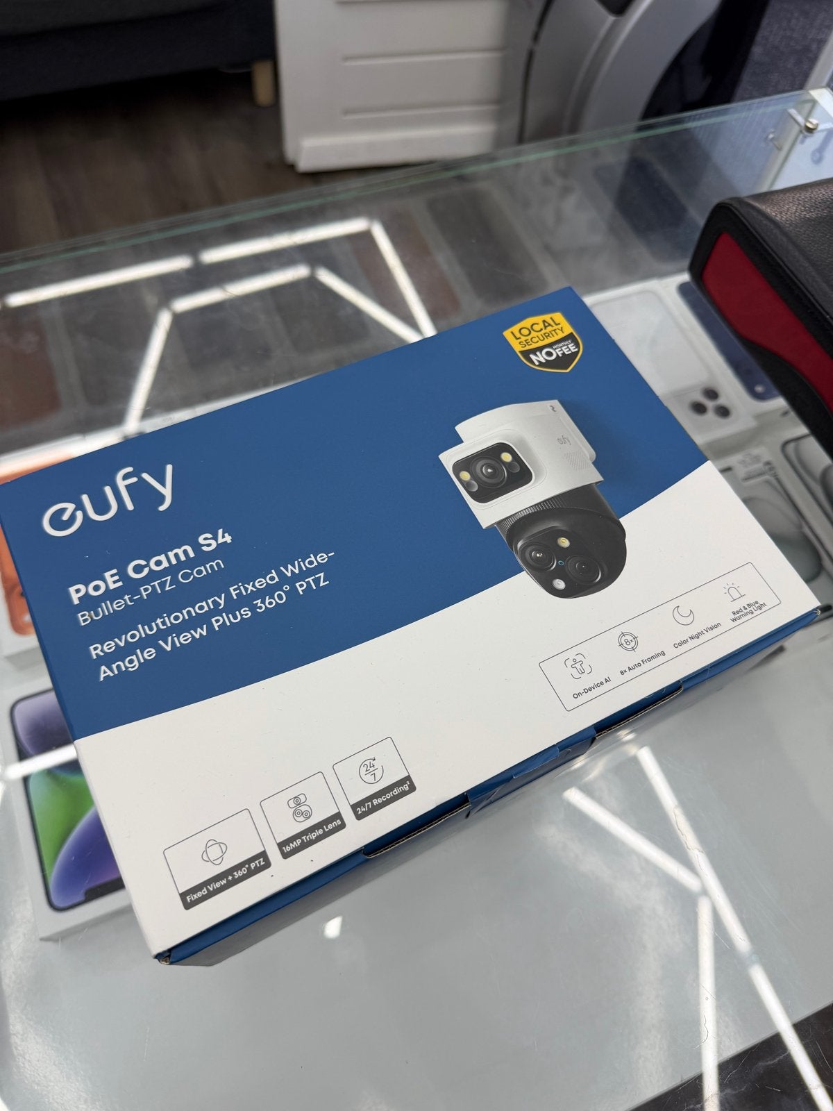 Eufy S4 PoE Cam - Revolutionaire PTZ Beveiligingscamera, Audio, Tv en Foto, Videobewaking, Eufy, Nieuw, Buitencamera, Eufy