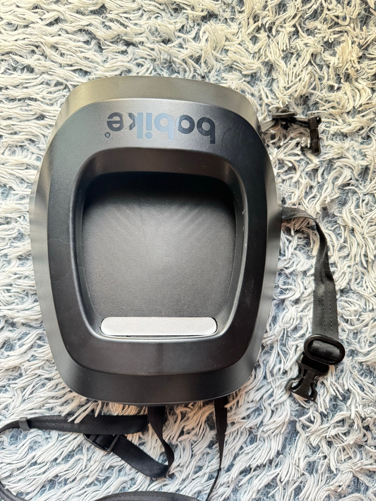 Bobike ONE Junior Achterzitje - Zwart, Achterzitje, 22 t/m 36 kg, Ophalen of Verzenden, Gebruikt