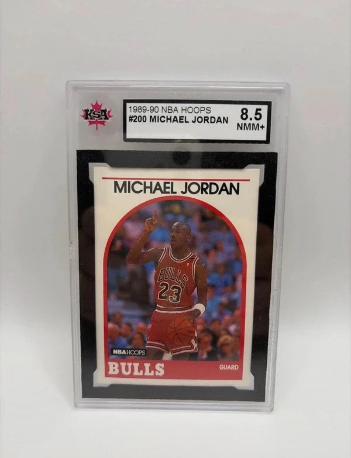 1989-1990 NBA Hoops - Michael Jordan #200, Hobby en Vrije tijd, Stickers en Plaatjes, Ophalen of Verzenden, Zo goed als nieuw