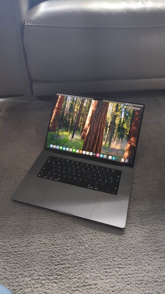 MacBook Pro 16 2021 M1 Pro-batterij 97%, MacBook Pro, 512 GB, Ophalen of Verzenden, Zo goed als nieuw