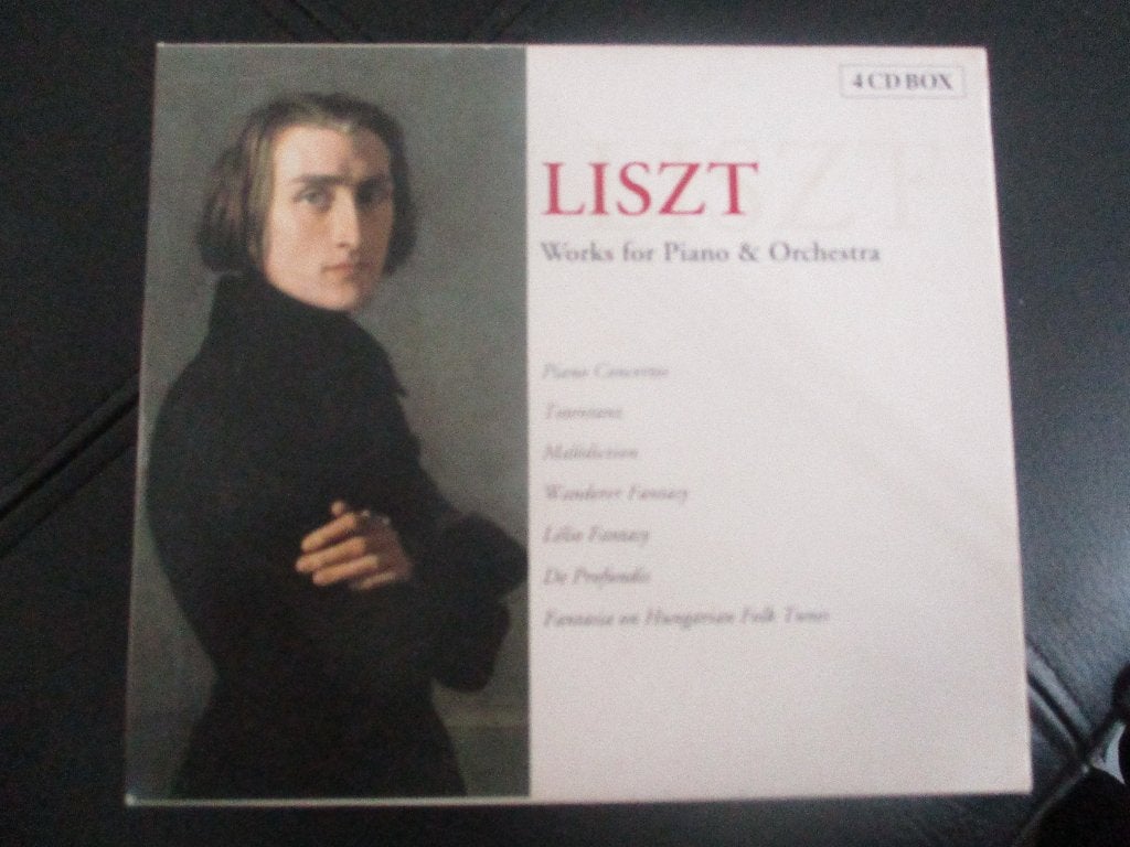 Liszt Works for piano & orchestra CD 4 cd box, Ophalen of Verzenden, Classicisme, Zo goed als nieuw, Overige typen