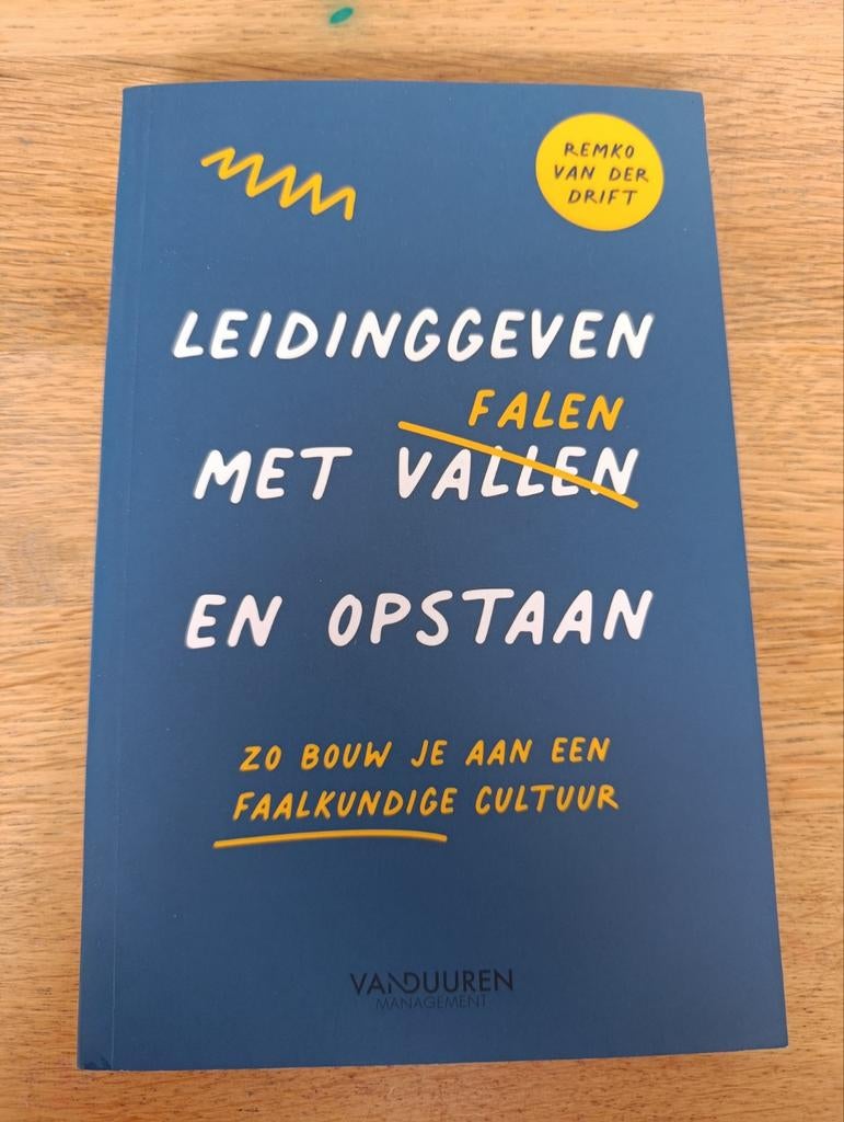 Remko van der Drift, Leidinggeven met falen en opstaan, Nieuw, Ophalen of Verzenden, Management, Remko van der Drift