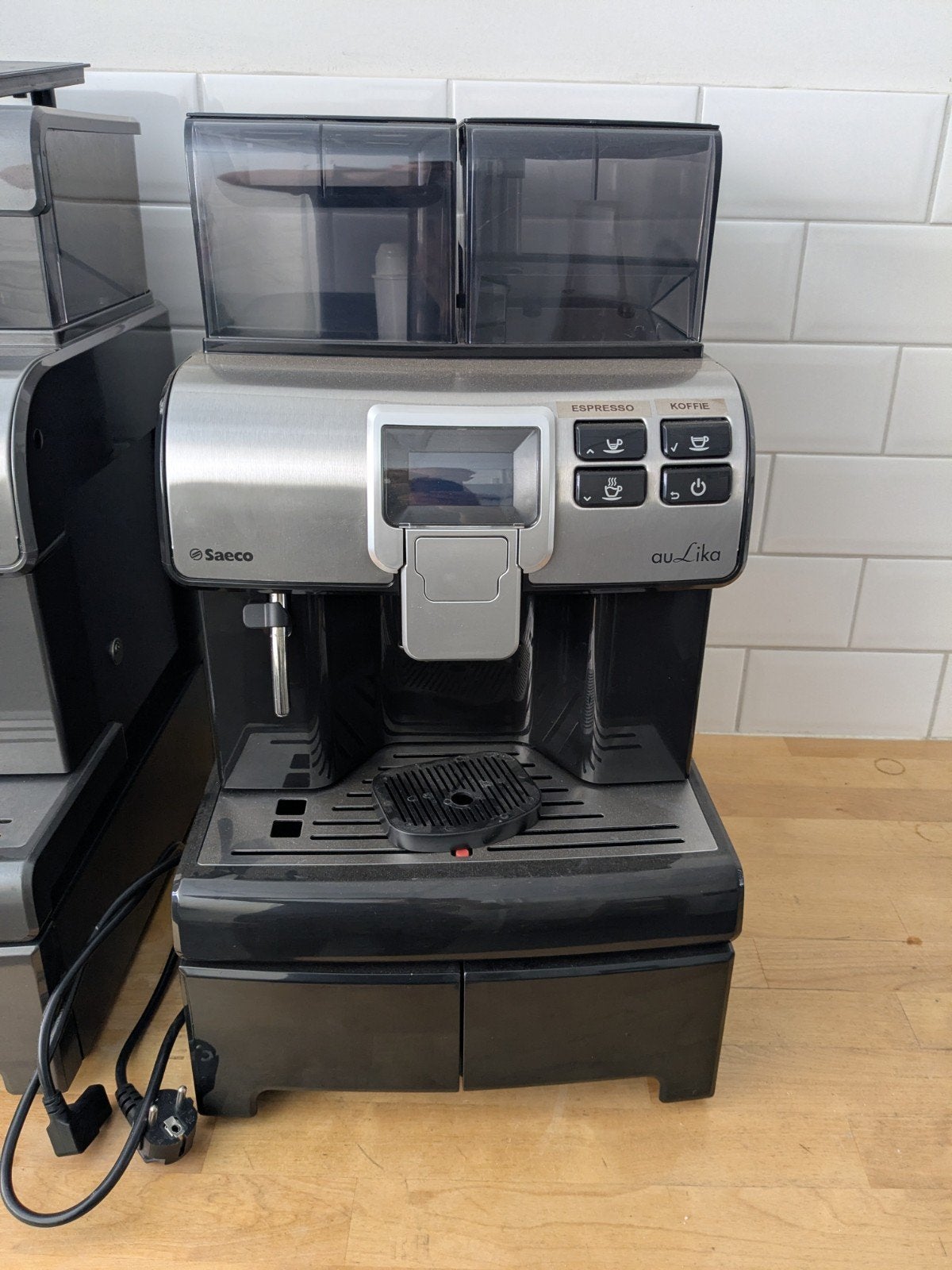 Saeco Aulika Koffiemachine - Gebruikt, Witgoed en Apparatuur, Koffiezetapparaten, Gebruikt, Espresso apparaat, 10 kopjes of meer