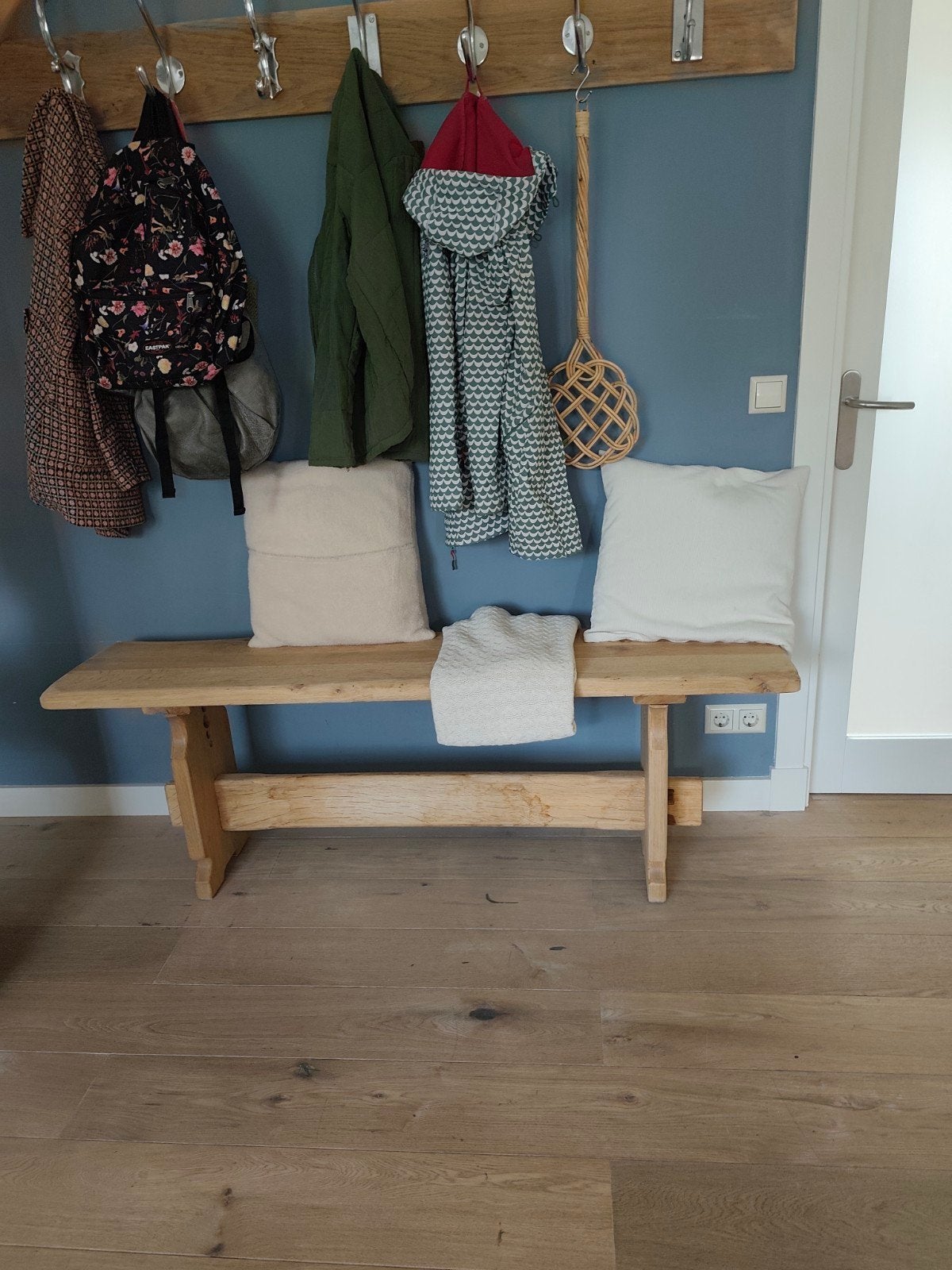 Bankje Halbankje Eetkamerbankje Brocante, Ophalen, Zo goed als nieuw