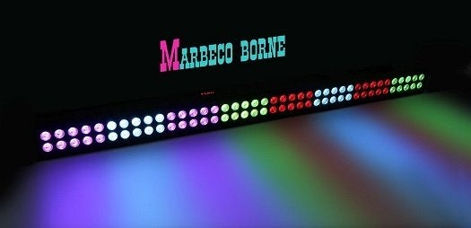 LED Bar, Lichtbalk, effect 80x 3W, 3-in-1 RGB LEDs, Afstbed, Muziek en Instrumenten, Geluidgestuurd, Nieuw, Info@marbeco.nl, BeamZ