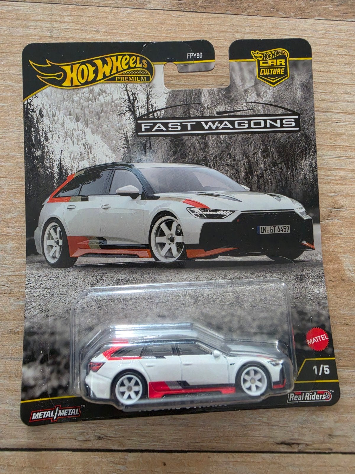 Hot Wheels Premium Fast Wagons Audi RS 6 Avant, Ophalen of Verzenden, Nieuw, Auto