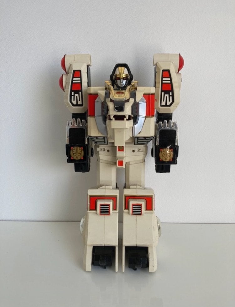 Bandai Mighty Morphin Power Rangers White Tigerzord (1994), Ophalen of Verzenden, Gebruikt