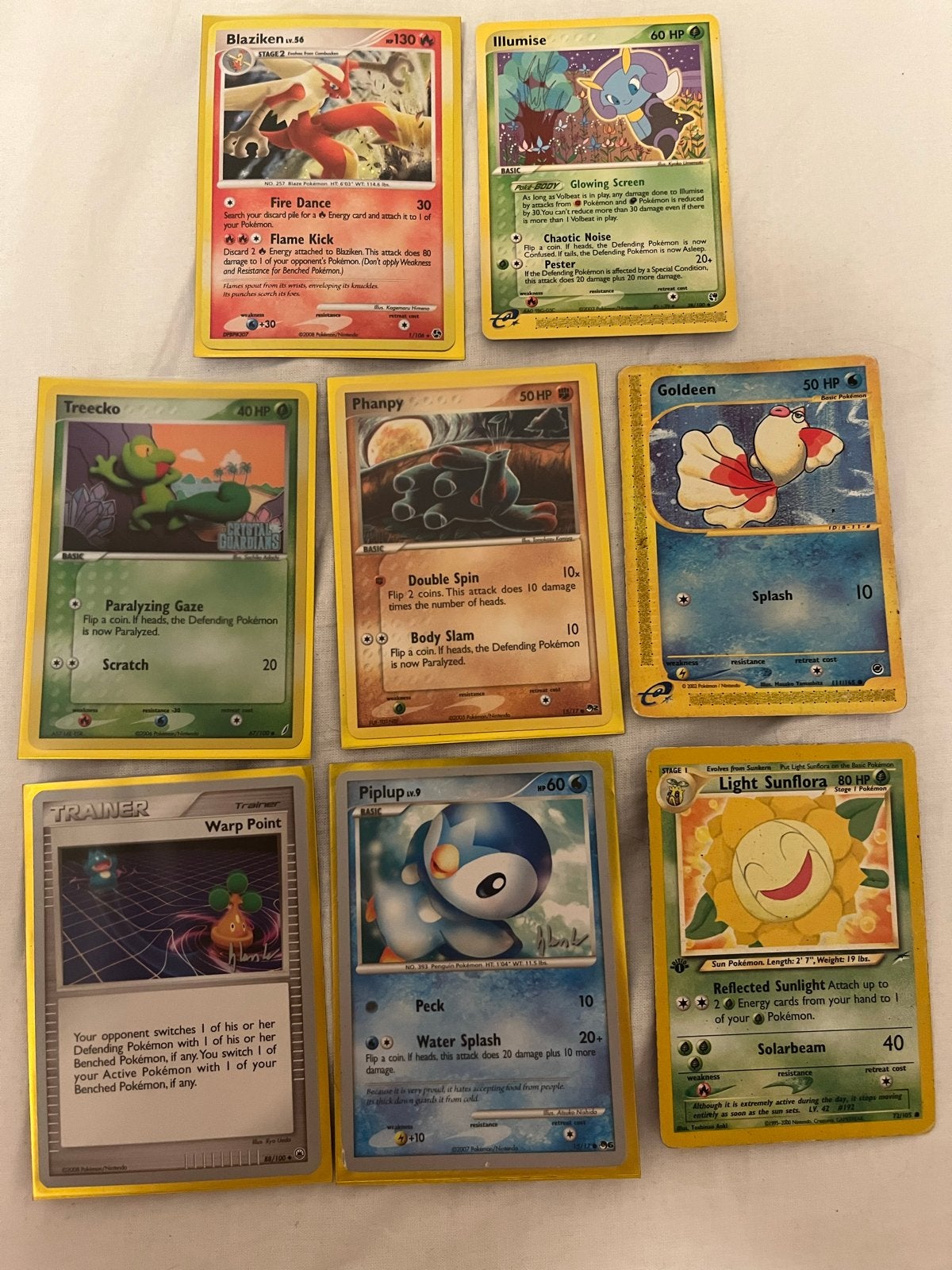 Grote verzameling Pokémon kaarten, diverse series, Ophalen of Verzenden, Gebruikt, Meerdere kaarten, Foil
