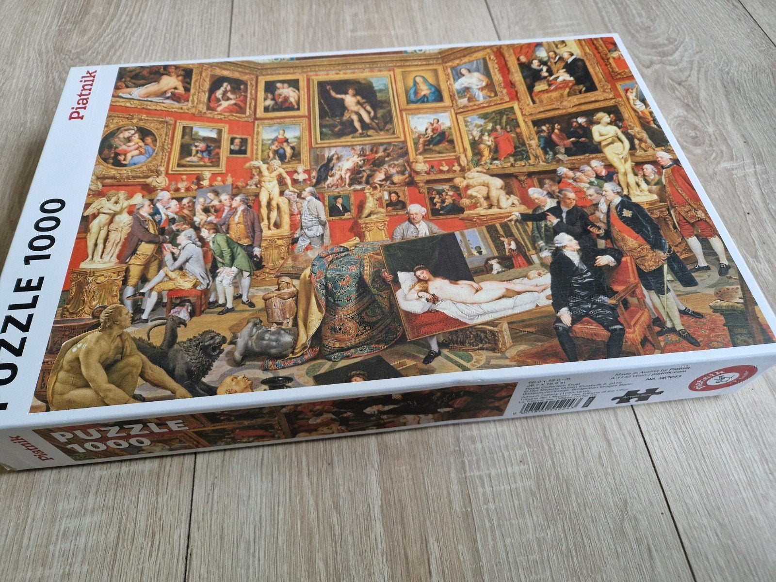 Piatnik Legpuzzel 1000 stukjes - Kunstgalerij, Hobby en Vrije tijd, Denksport en Puzzels, Ophalen, Zo goed als nieuw
