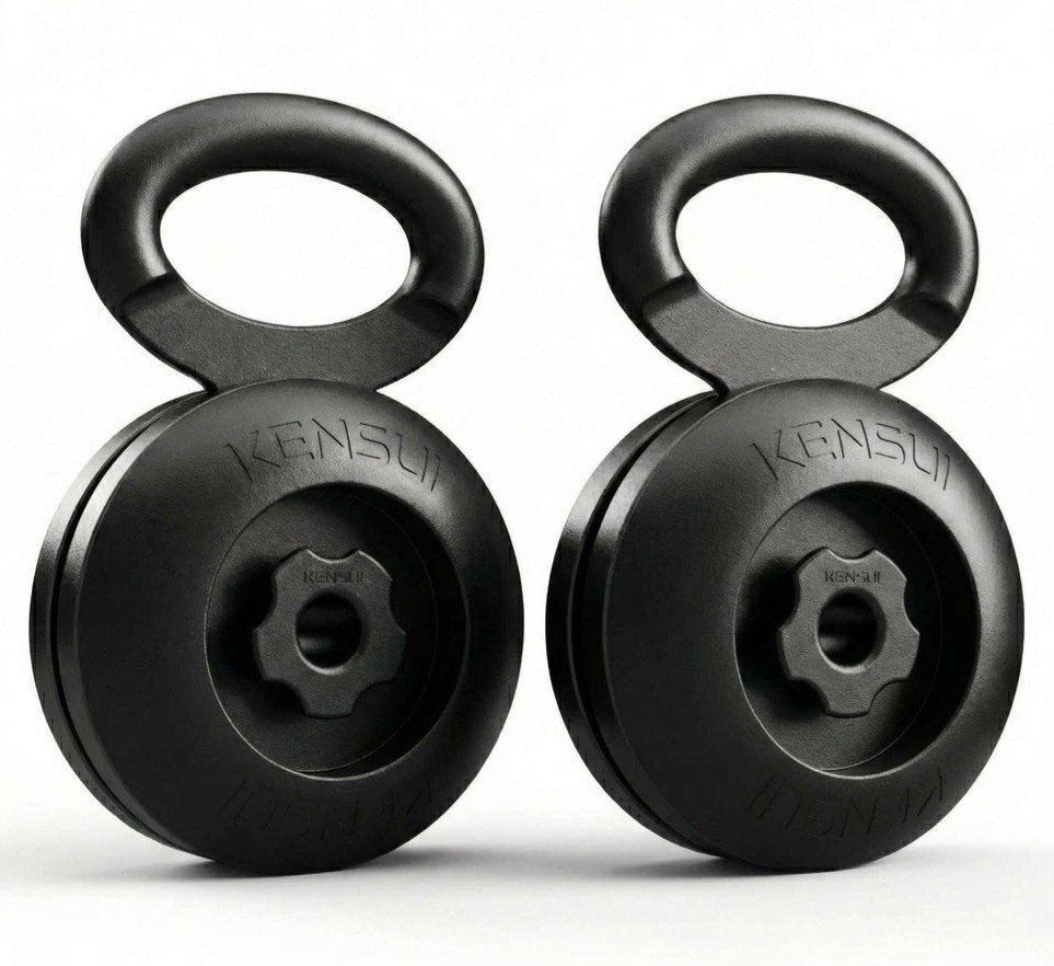 Kensui EZ-Bell Verstelbare Kettlebells (Paar) - tot 90kg, Ophalen of Verzenden, Nieuw, Kettlebell