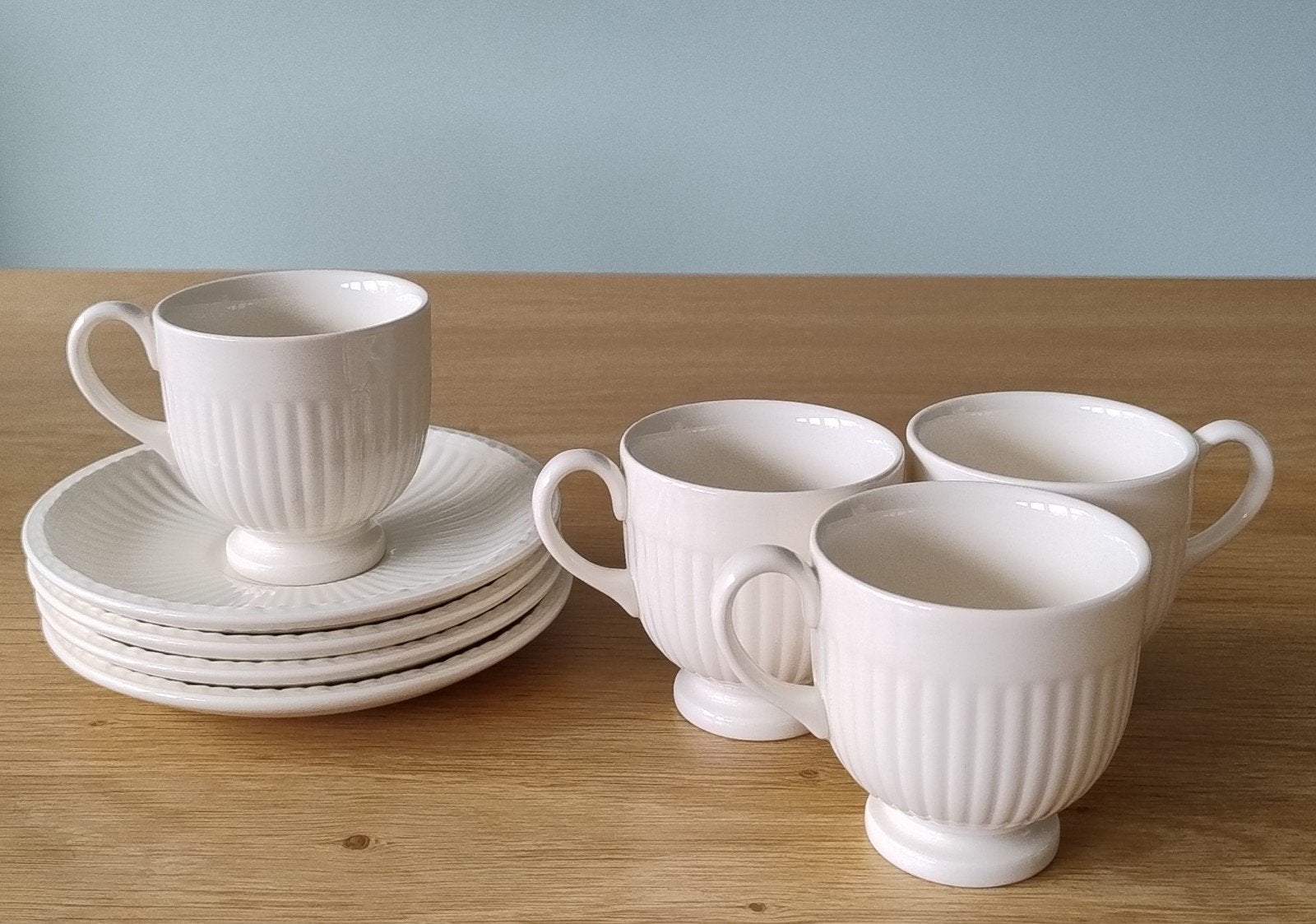 Wedgwood Edme espresso kopjes, Ophalen of Verzenden, Zo goed als nieuw, Wedgwood, Kop(pen) en/of Schotel(s)