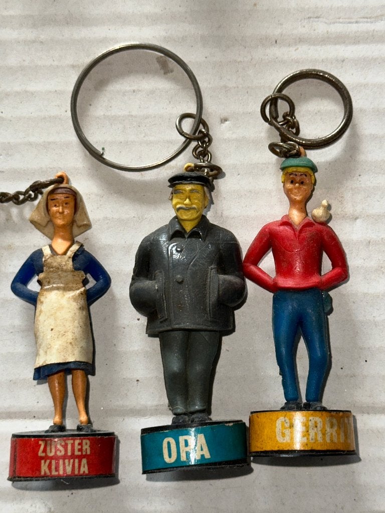 Vintage Ja Zuster Nee Zuster Sleutelhangers Andy 1968, Verzamelen, Ophalen, Gebruikt