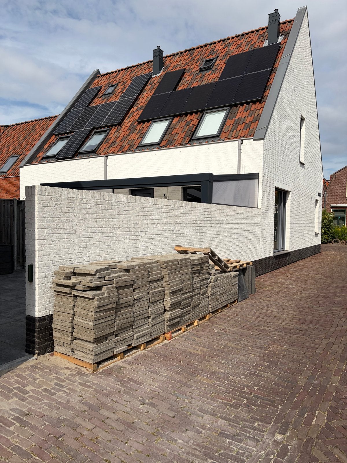 Terrastegels 30x30, Tuin en Terras, Tegels en Klinkers, Ophalen, Gebruikt, Beton, Terrastegels