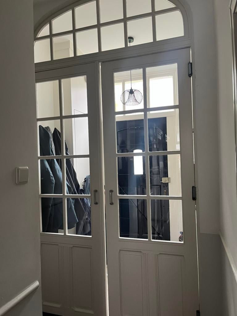 Prachtige vestibule deuren, Doe-het-zelf en Verbouw, Deuren en Horren, Ophalen, Binnendeur, Zo goed als nieuw, Hout