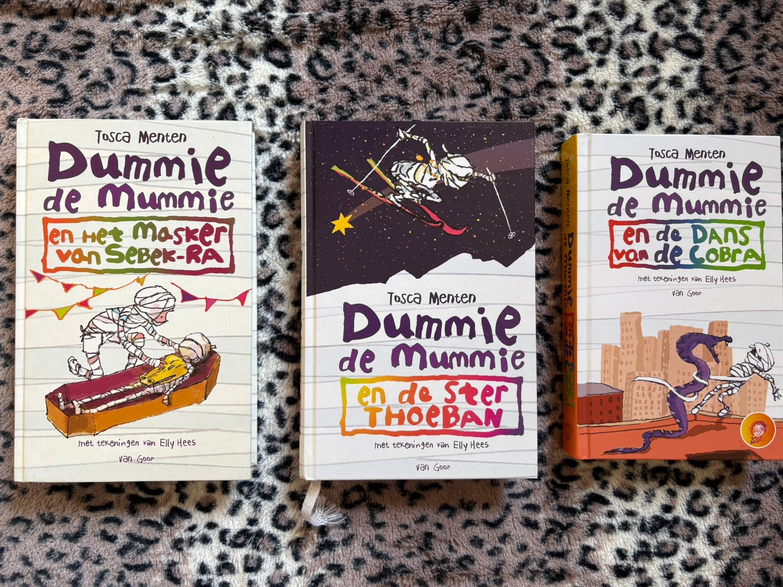3 boeken van Dummie de Mummie, Ophalen of Verzenden, Zo goed als nieuw, Verhalen