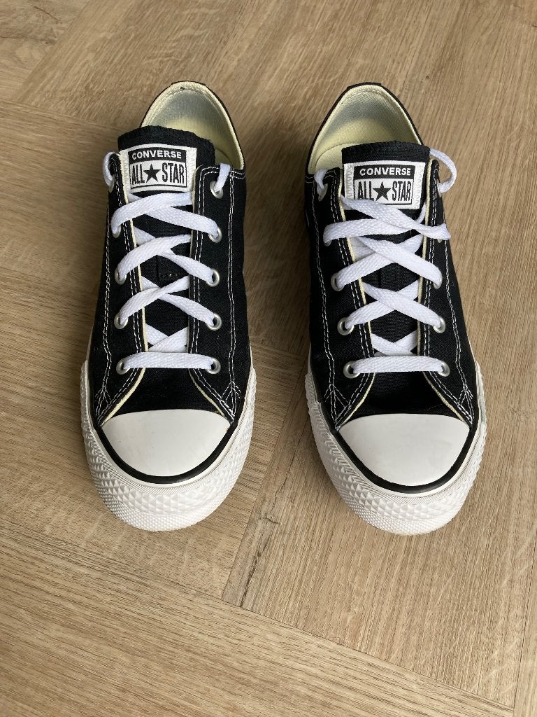 Converse all stars zwart maat 38,5, Kleding | Dames, Zwart, Ophalen of Verzenden, Sneakers of Gympen, Zo goed als nieuw
