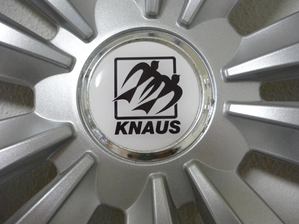 Knaus doming naafstickers caravan en camper 3D, Epoxy, Verzamelen, Stickers, Nieuw, Overige typen, Verzenden