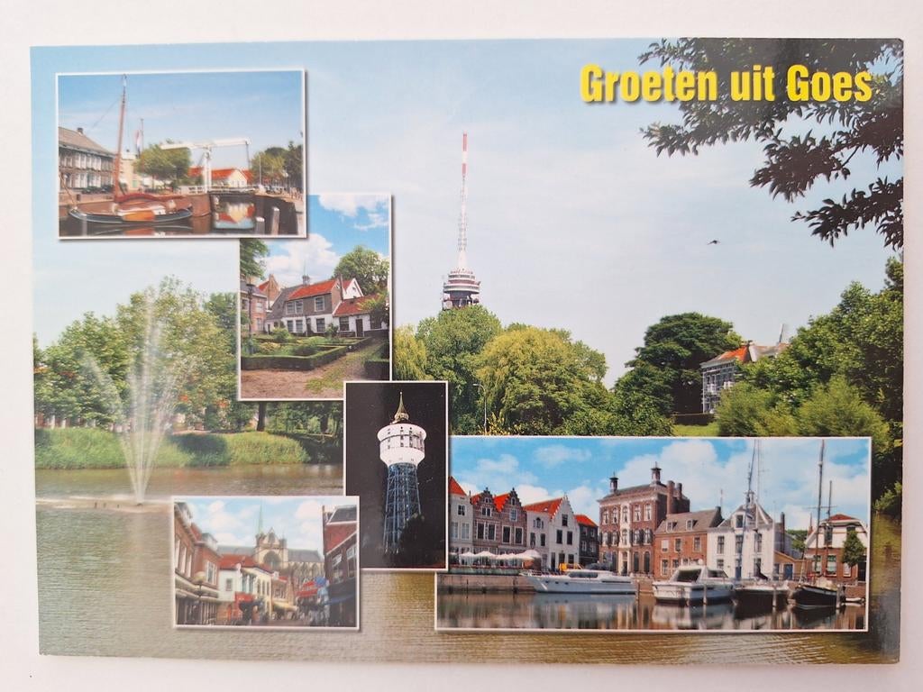 Goes, Verzamelen, Ansichtkaarten | Nederland, Ophalen of Verzenden, 1980 tot heden, Ongelopen, Zeeland