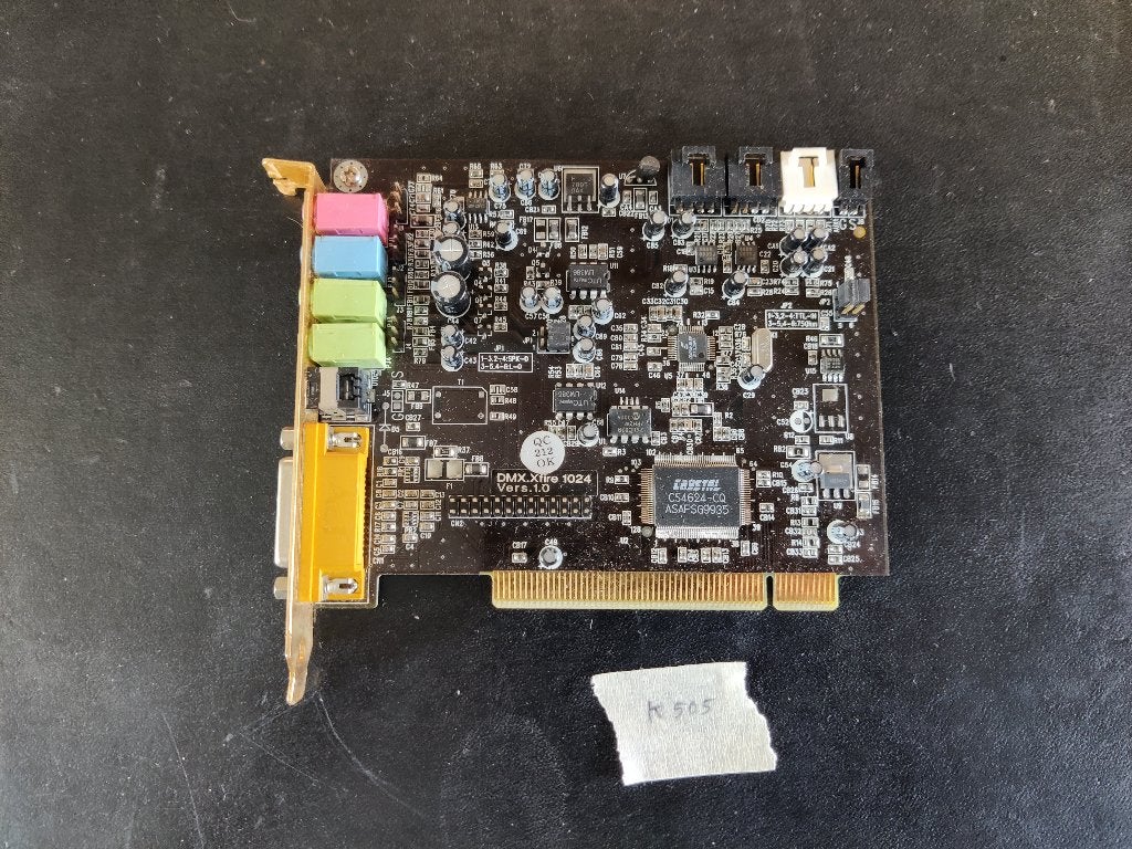 Terratec DMX Xfire 1024 PCI geluidskaart [K505] 12-6, Computers en Software, Geluidskaarten, Ophalen of Verzenden, Gebruikt, Intern