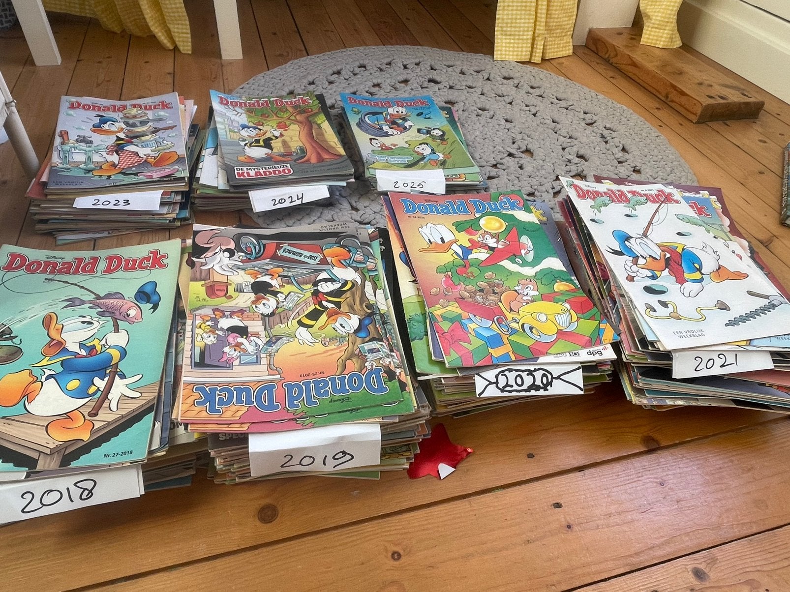 Jaargangen donald duck 2018t/m2023 en 2025, Boeken, Meerdere stripboeken, Ophalen of Verzenden, Gelezen